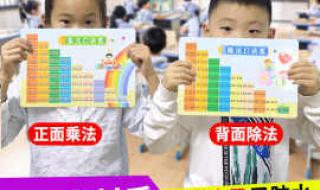 小学数学乘法口诀表